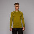 Low Tide Long Sleeve Rashguard // Moss (2XL)