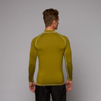 Low Tide Long Sleeve Rashguard // Moss (2XL)