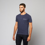 Artistry in Motion // Raino Henley Tee // Navy (L)