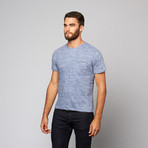 Artistry in Motion // Raino Henley Tee // Medium Blue (L)