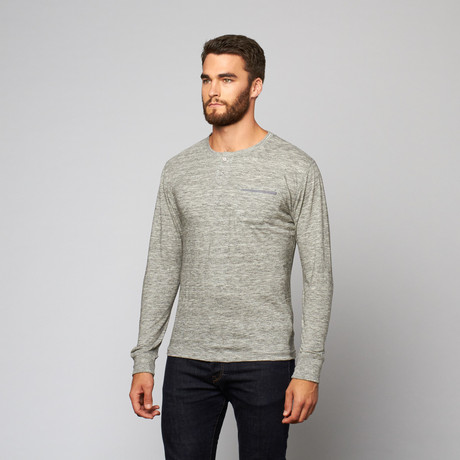 Artistry in Motion // Raino Henley Long-Sleeve // Grey (S)