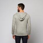 Artistry in Motion // Raino Henley Hooded Top // Grey (M)