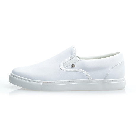 Nylon Slip on // White (US: 8)