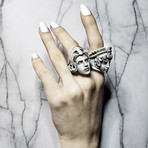 Thea II Ring // White (Size 5)