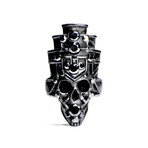 Angulus Crown Ring (Size 5)