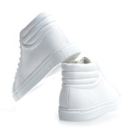 Nylon Mid-Top Sneaker // White (US: 8)