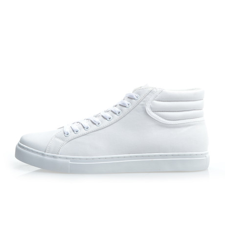 Nylon Mid-Top Sneaker // White (US: 8)