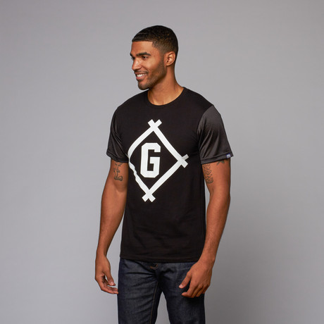 Gods & Generals // Hitter Mesh Sleeves T-Shirt // Black (S)