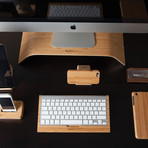 Bamboo Wood Bluetooth Keyboard Holder