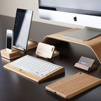 Bamboo Wood Bluetooth Keyboard Holder