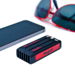 Keyport Slide Pro 8 Plus Bundle (Red on Black)