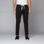 Contrast Tapered Jogger // Black (XL)