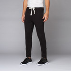 Contrast Tapered Jogger // Black (XL)