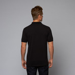 Fitted Polo // Black (XL)