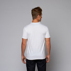 Plain Fitted Tee // White (XL)