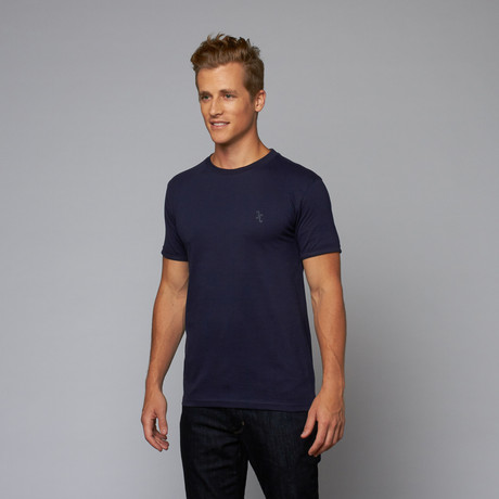 Plain Fitted Tee // Navy (S)