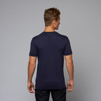 Plain Fitted Tee // Navy (XL)