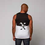 X Marks Tank // Black + White (S)