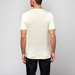 Basic V-Neck Tee // Salt (L)