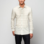 Button Up Shirt // Heather Grey Plaid (S)