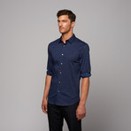 Button Up Shirt // Indigo (M)