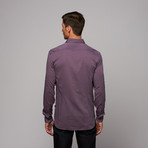 John Varvatos Star USA // Single Pocket Button Down Shirt // Mulberry (L)