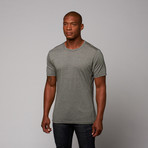 Merino M2 Crew // Caviar Stripe (L)