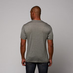 Merino M2 Crew // Caviar Stripe (L)