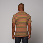 Genus Striped Polo // Cactus Stripe (XL)