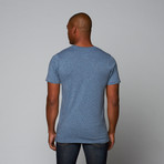 Patch Pocket Tee // Speckle Blue (2XL)