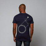 Edo Crew Neck Tee // Navy (M)
