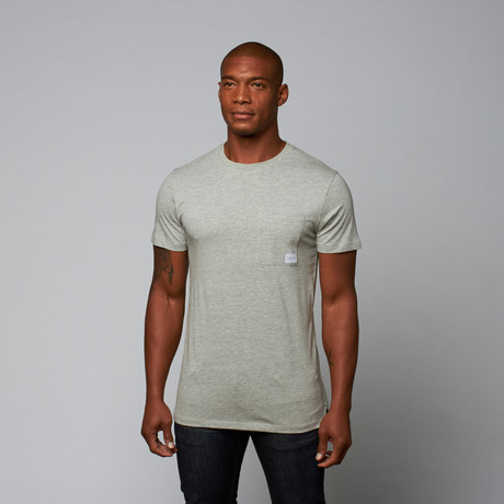 Edo Crew Neck Tee // Grey Marle (S)