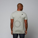 Edo Crew Neck Tee // Grey Marle (2XL)