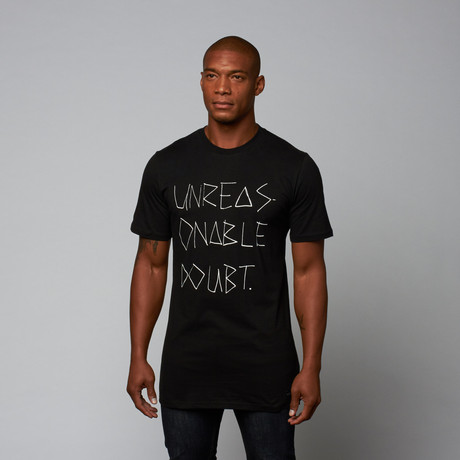 Unreasonable Doubt Tee // Black (S)