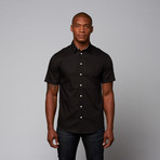 Simple Short Sleeve Shirt // Black (M)