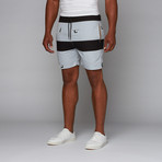 Frankie Shorts // Blue + Black (L)