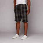 Porter Short // Grey Plaid (XL)