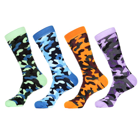 Camo Socks // Pack of 4
