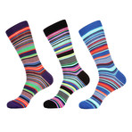 Random Striped Socks // Pack of 3