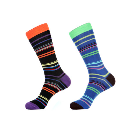 Single Striped Socks // Pack of 2