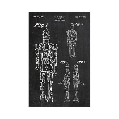 Star Wars Characters // IG88 Droid (Chalkboard)