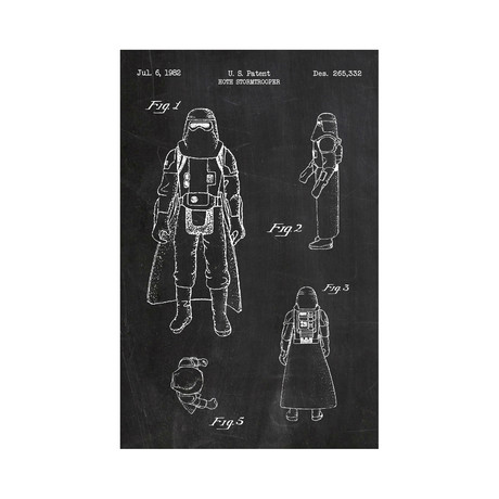 Star Wars Characters // Hoth Stormtrooper (Chalkboard)