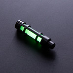 Glow Fob // Aluminum // Black Housing (Green Glow)