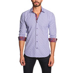 Jared Lang // THOMAS Button-Up Shirt // Blue Sunburst (L)