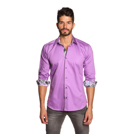 THOMAS Button Up Shirt // Lilac (S)