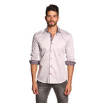 THOMAS Button Up Shirt // Light Grey (XL)