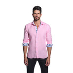 THOMAS Button Up Shirt // Light Pink (M)