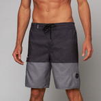Colorblock 9" Swimshort // Charcoal (S)