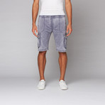 Fleece Shorts // Navy (XL)
