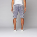 Fleece Shorts // Navy (XL)